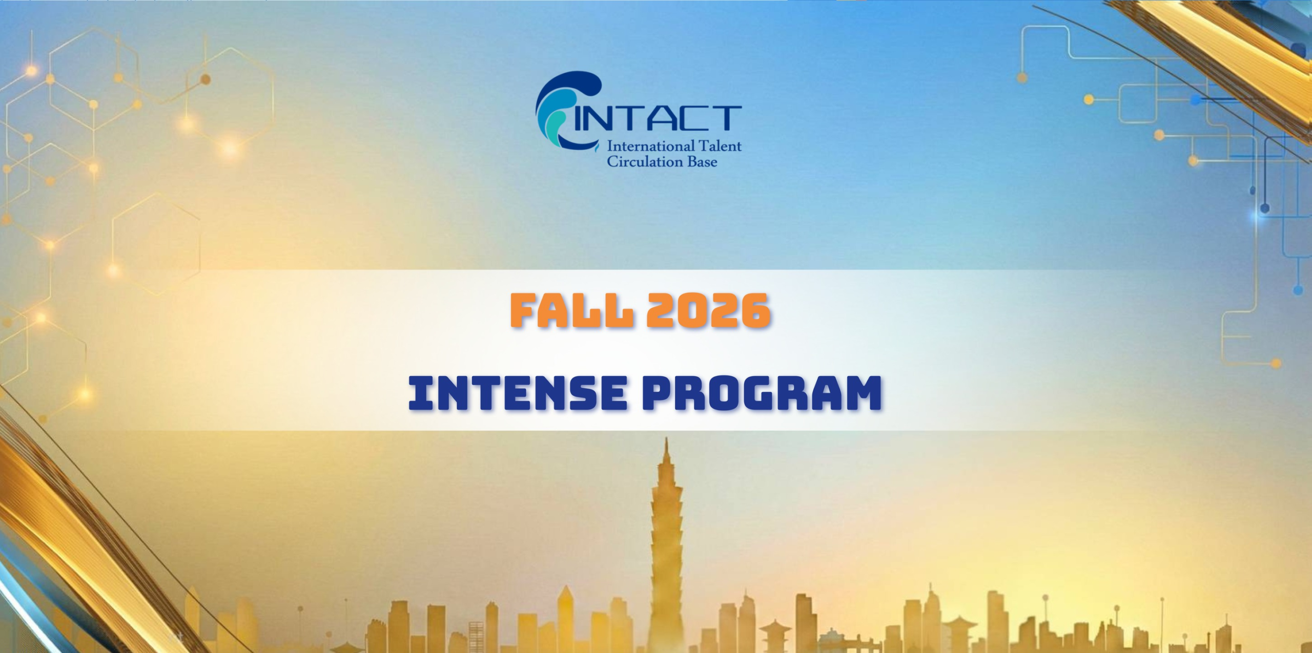 📢 INTENSE Program Opens Applications for Fall 2026!